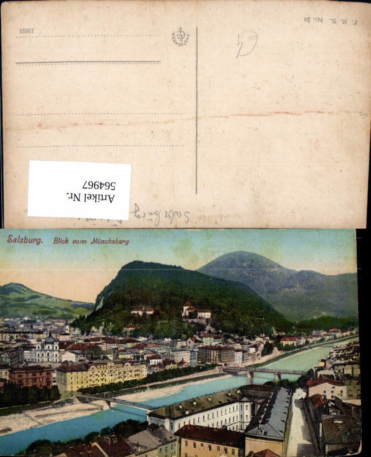 564967, Salzburg View from Mönchsberg