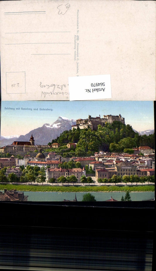 564970, Salzburg m. Nonnberg and Untersberg
