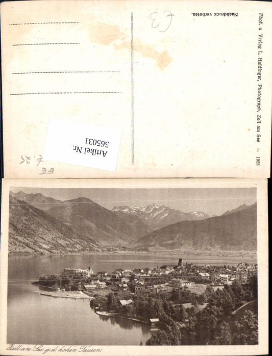 565031,Zell am See g. d. Hohen Tauern gesehen