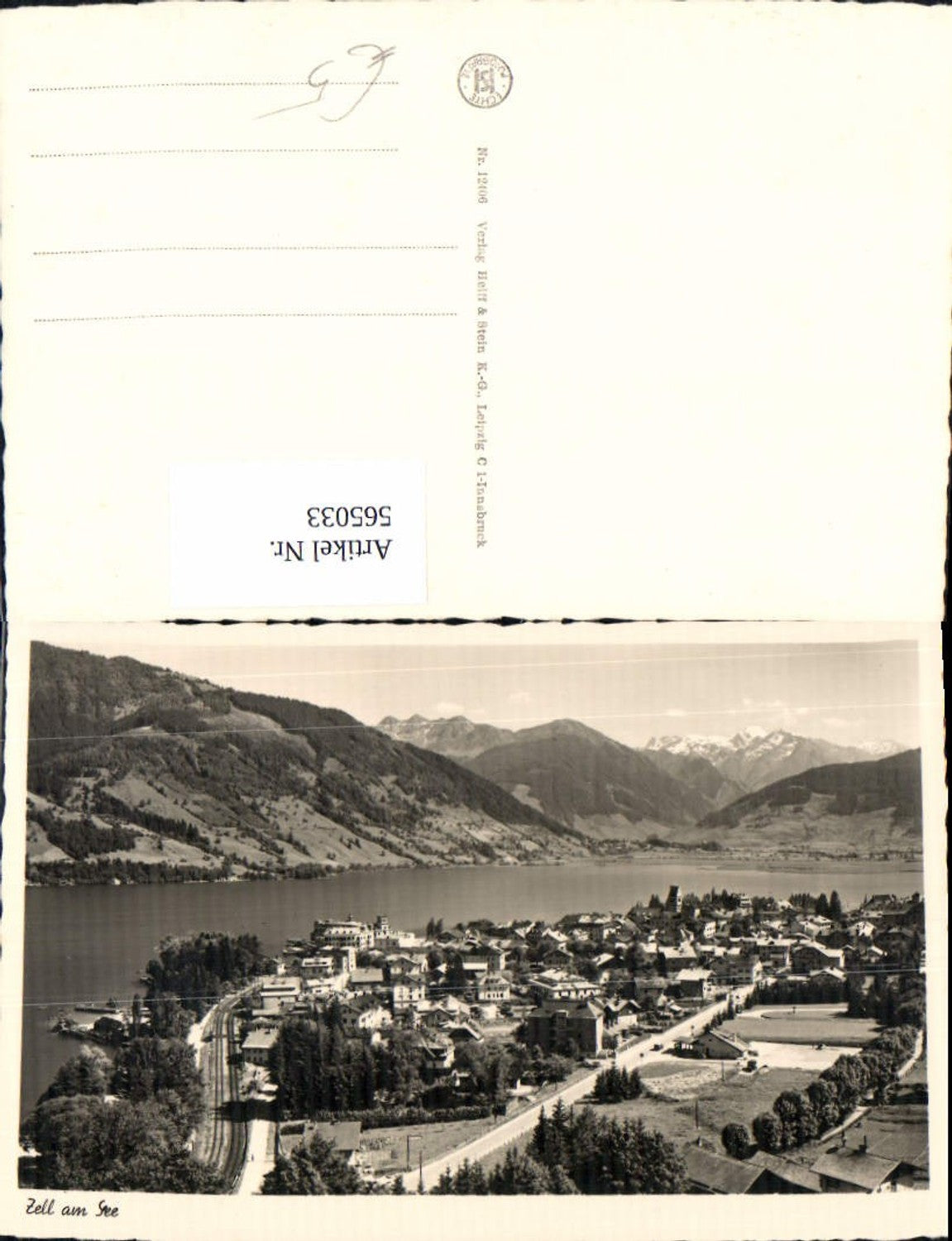 565033,Foto Ak Zell am See Teilansicht