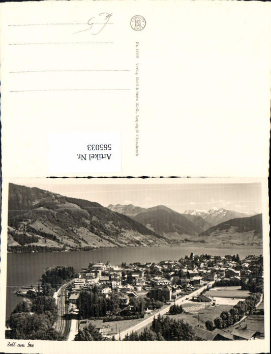 565033,Foto Ak Zell am See Teilansicht