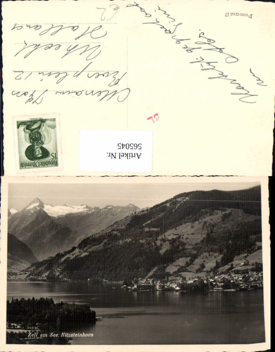 565045,Foto Ak Zell am See Kitzsteinhorn
