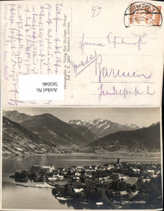 565046,Foto Ak Zell am See g. d. Tauern