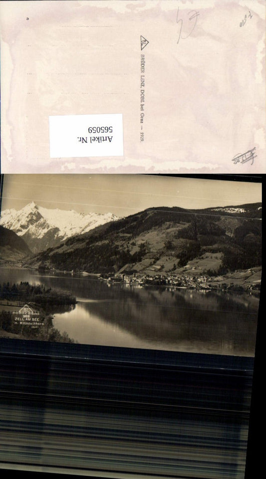 565059,Foto Ak Zell am See m. d. Kitzsteinhorn