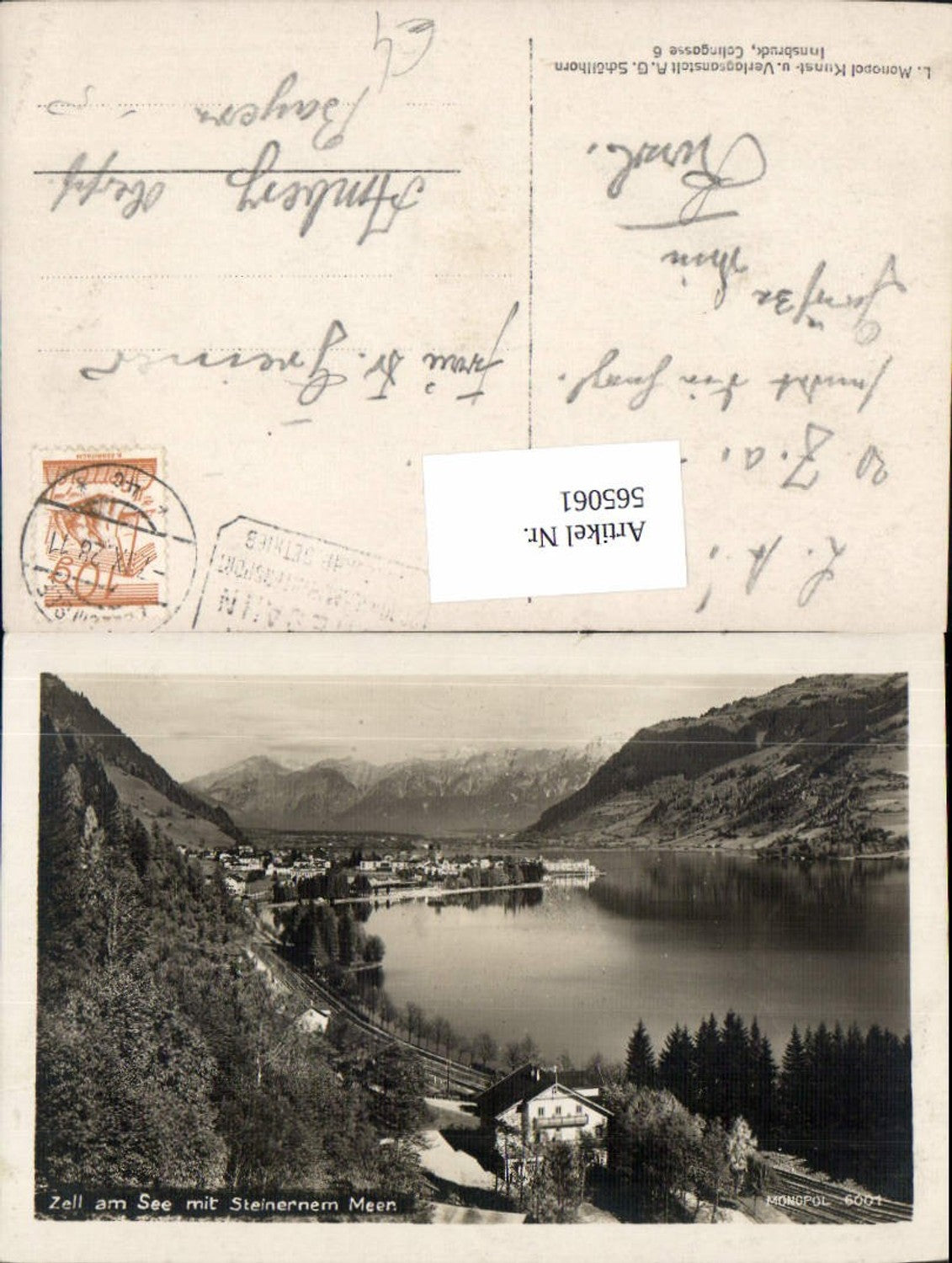 565061,Zell am See m. Steinernem Meer