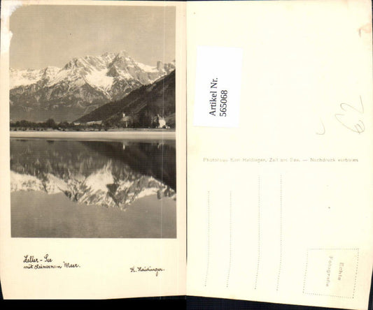 565068,Foto Ak Zell am See m. Steinernem Meer pub K. Haidinger