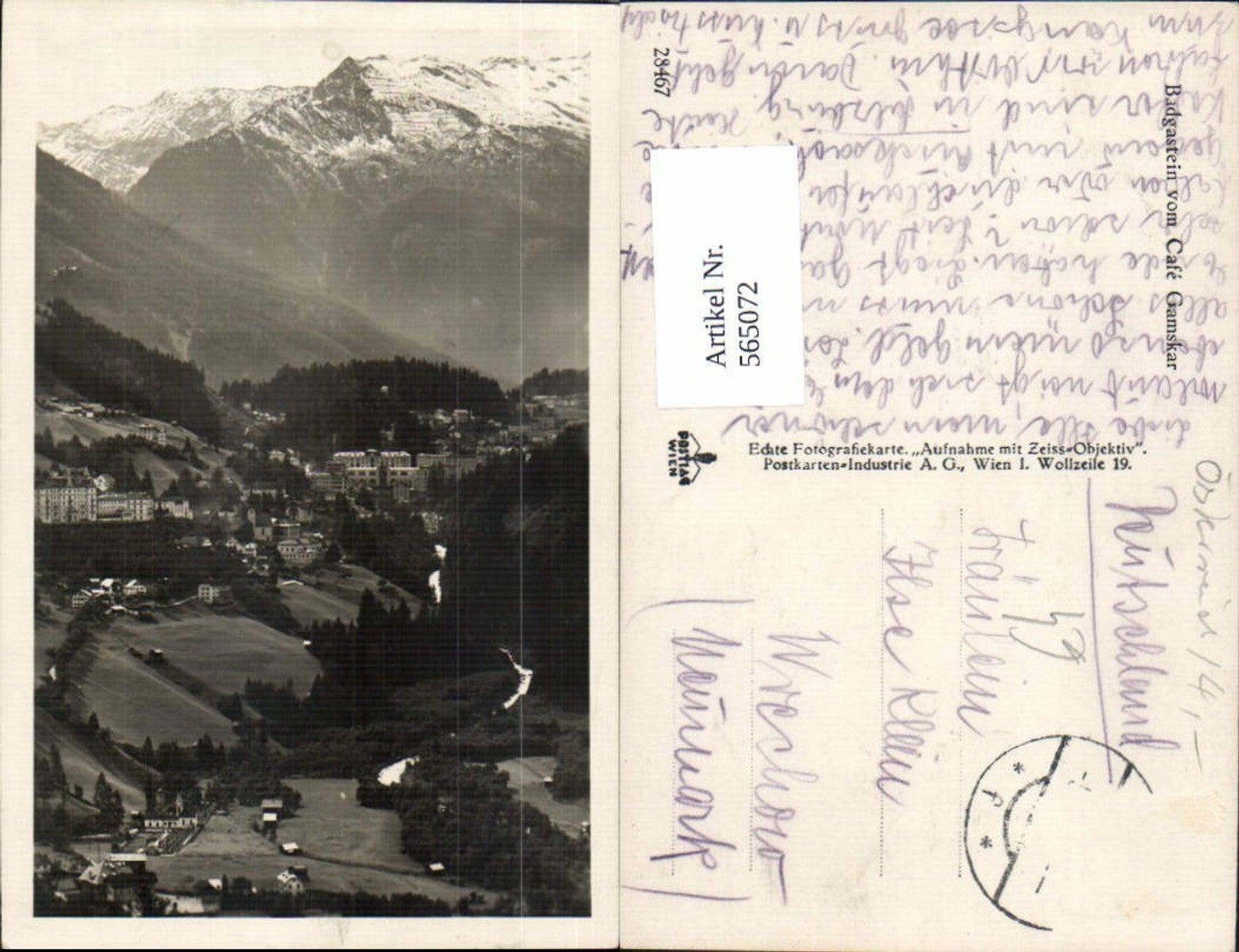 Alte Ansichtskarte – Old Postcard