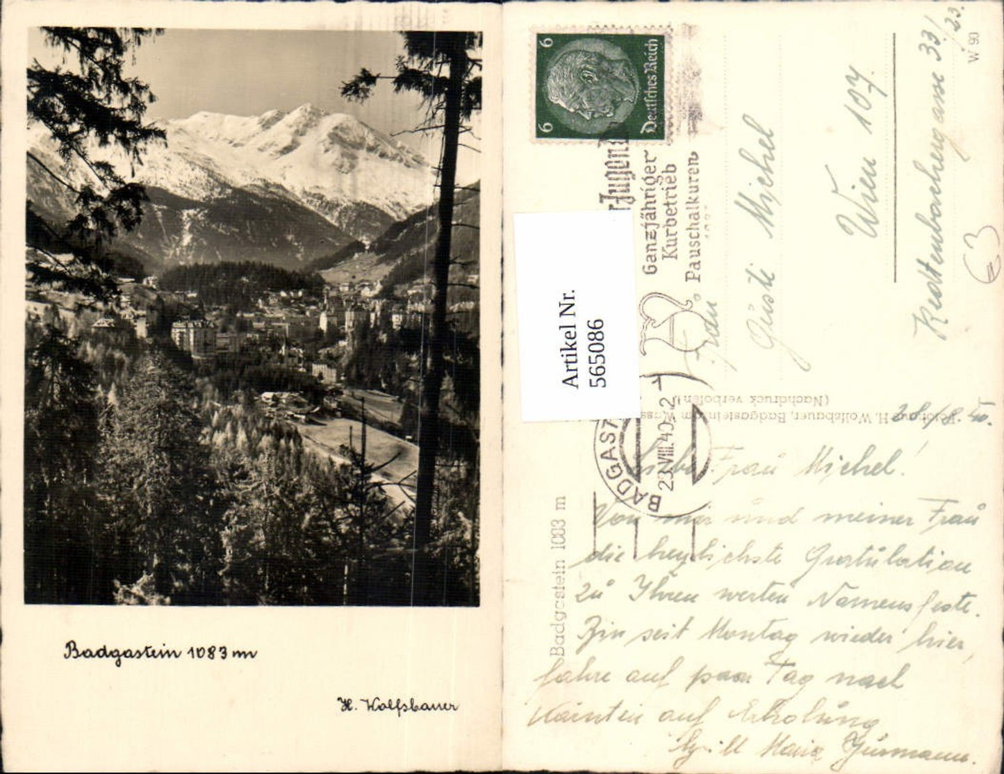 Alte Ansichtskarte – Old Postcard
