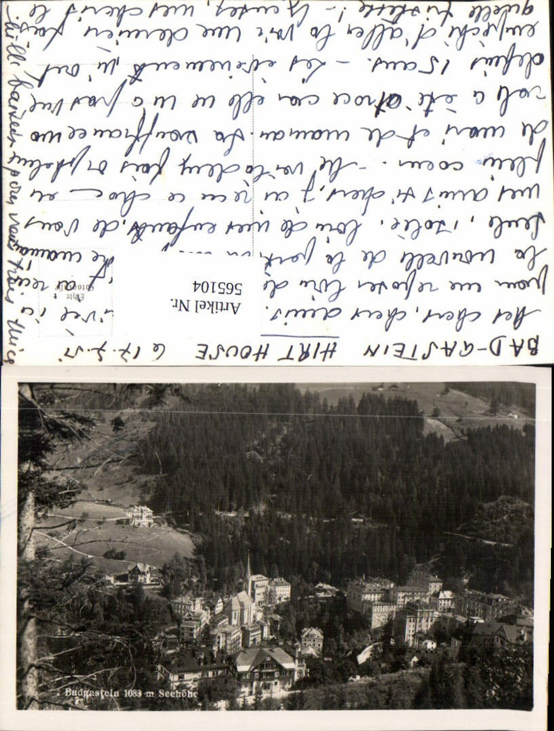 Alte Ansichtskarte – Old Postcard