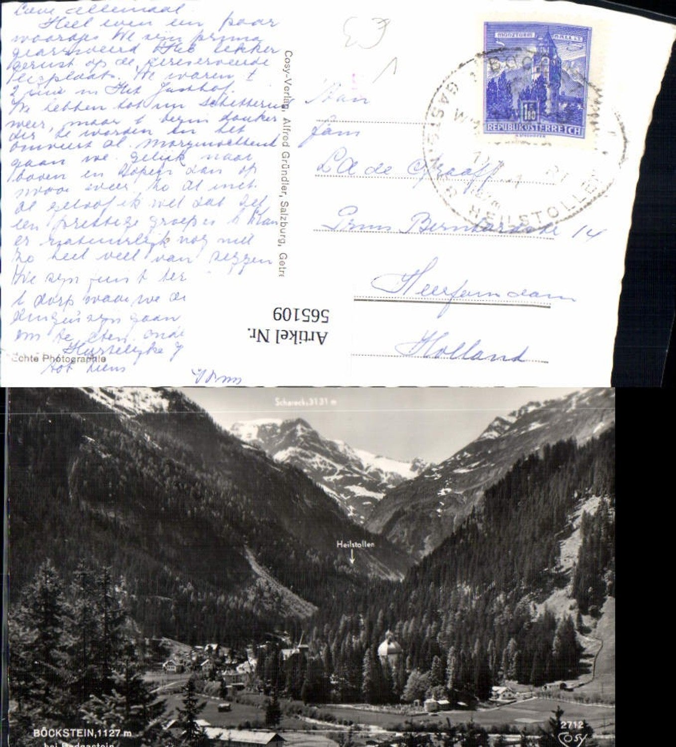 565109,Foto Ak Böckstein b. Bad Gastein Heilstollen Scharreck pub Cosy 2712