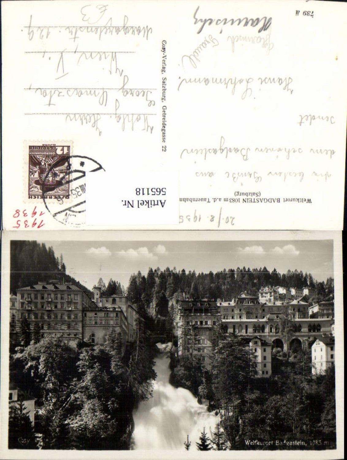 565118,Bad Gastein Wasserfall pub Cosy 739ä