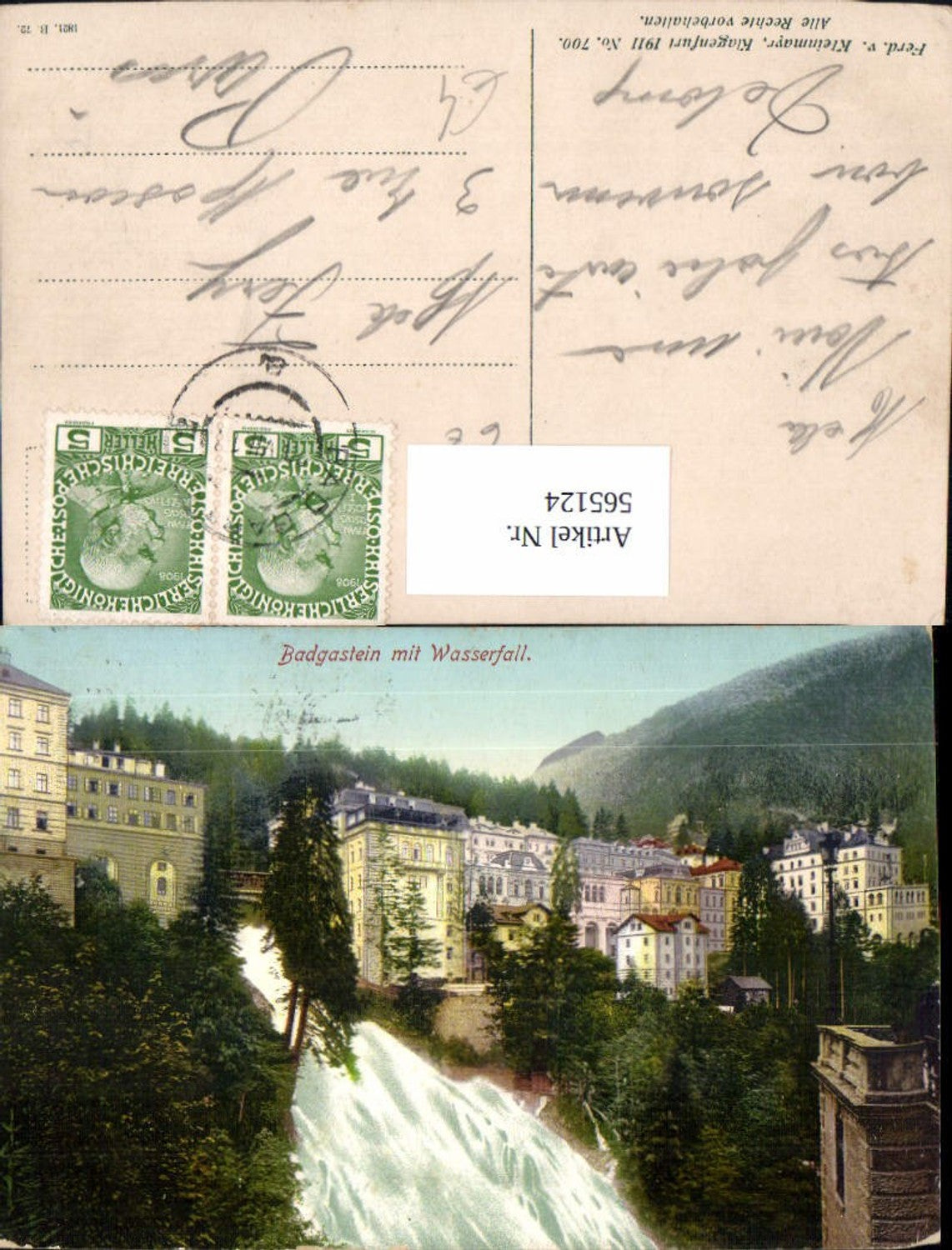 565124,Bad Gastein mit Wasserfall