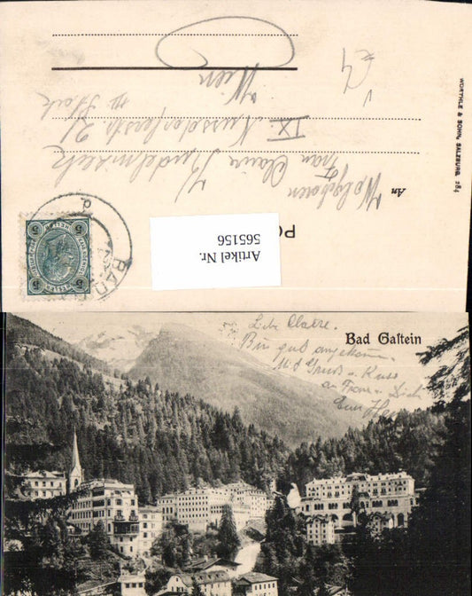 565156,Bad Gastein Ansicht pub Würthle u. Sohn 284