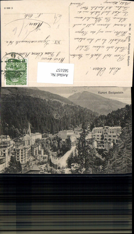 565157,Bad Gastein Ansicht pub F. Fuchs 704
