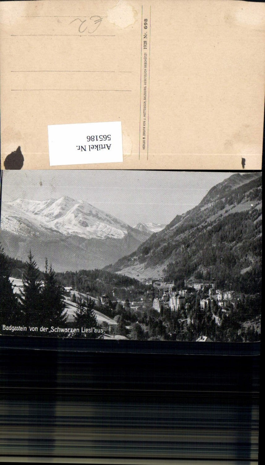 565186,Bad Gastein von d. Schwarzen Liesl aus