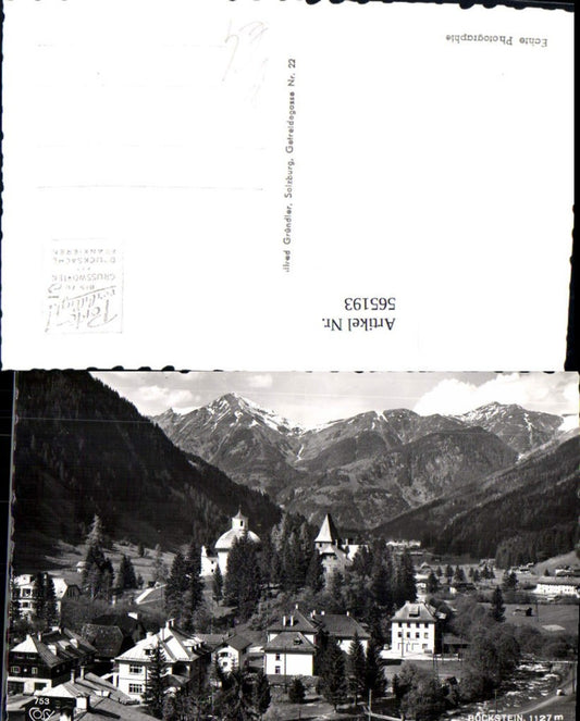 565193,Foto Ak Bad Gastein Böckstein pub Cosy 753