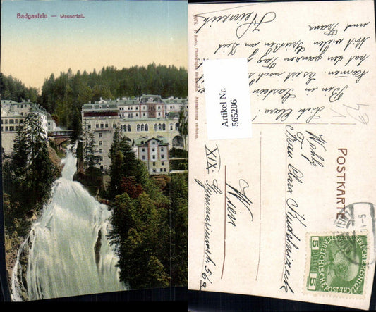 565206,Bad Gastein Wasserfall pub F. Fuchs 2078