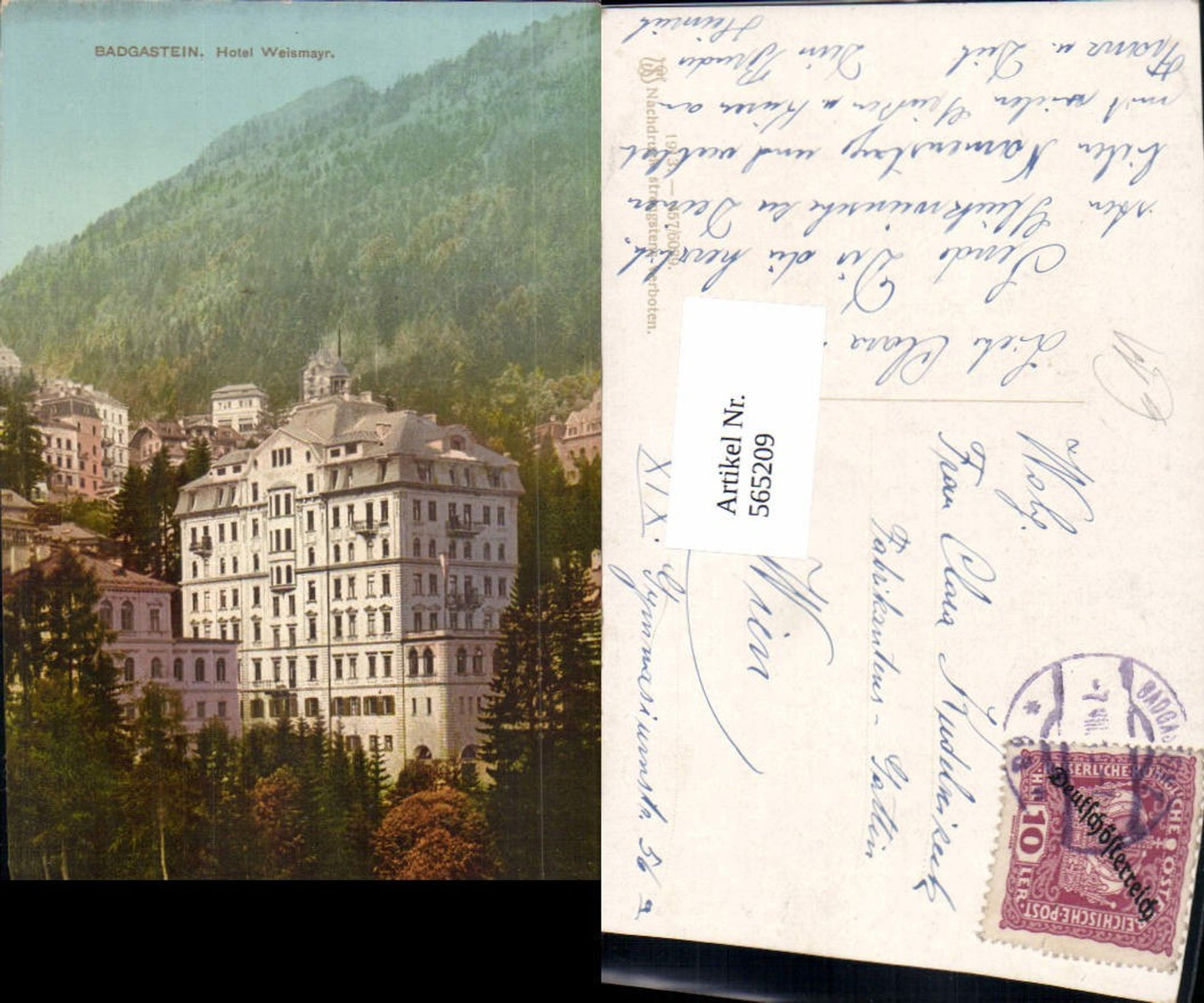 565209,Bad Gastein Hotel Weismayr