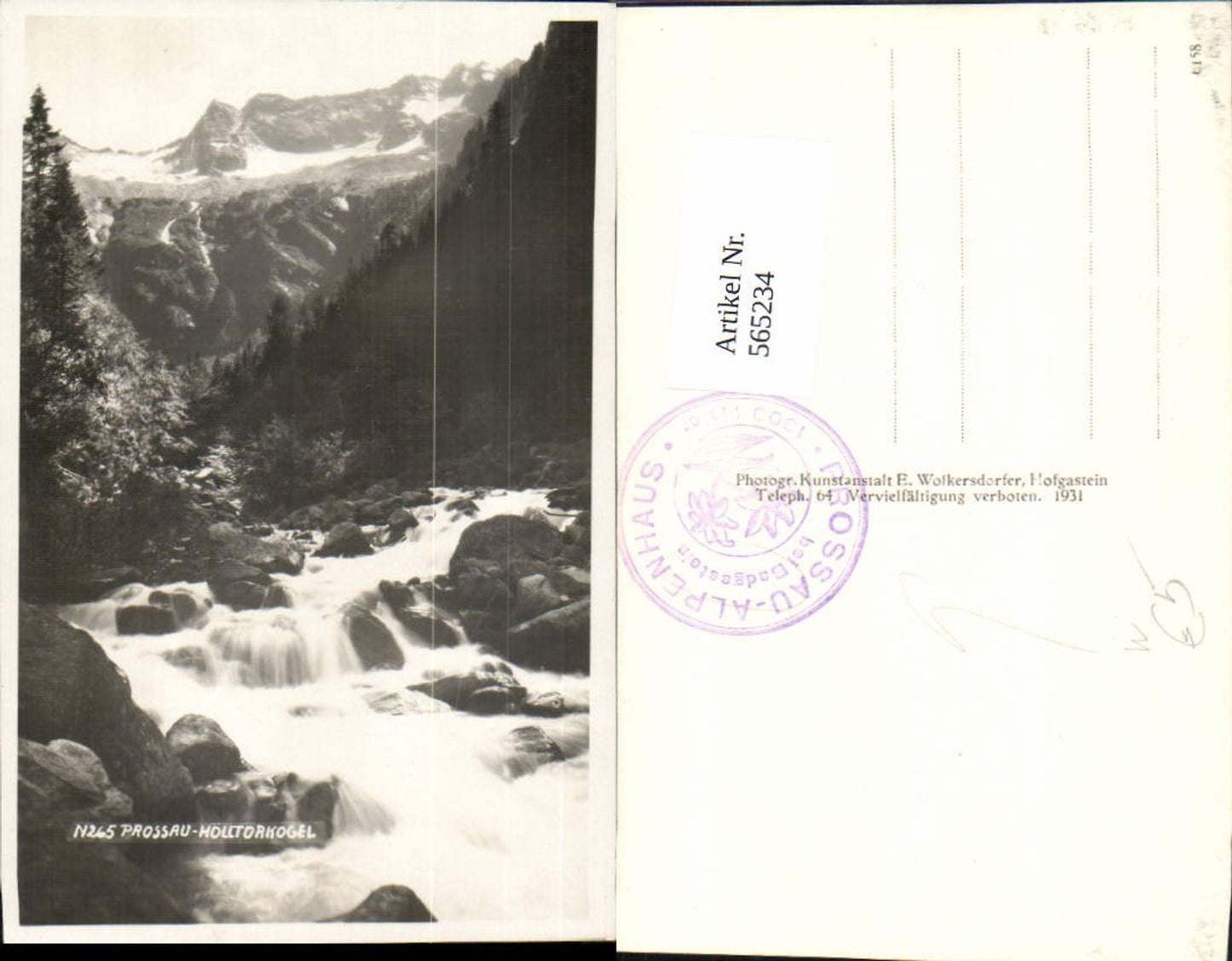 565234,Bad Gastein Prossau Alpenhaus Hölltorkogel