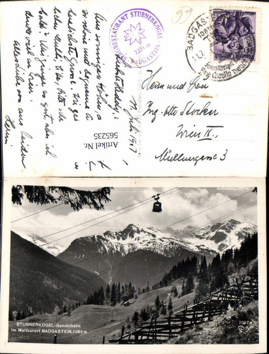 565235,Bad Gastein Stubnerkogel Gondelbahn Seilbahn pub Cosy 2807a