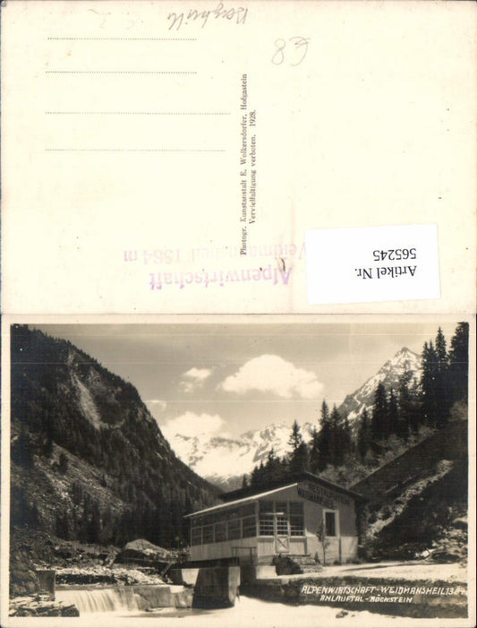 565245,Bad Gastein Böckstein Alpenwirtschaft Weidmannsheil Anlauftal