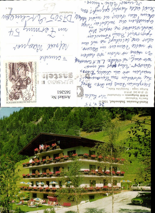 565261,Bad Gastein Hotel Pension Stubnerhof Ansicht m. Auto VW
