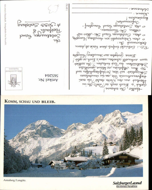 565264,Annaberg-Lungötz Winteransicht