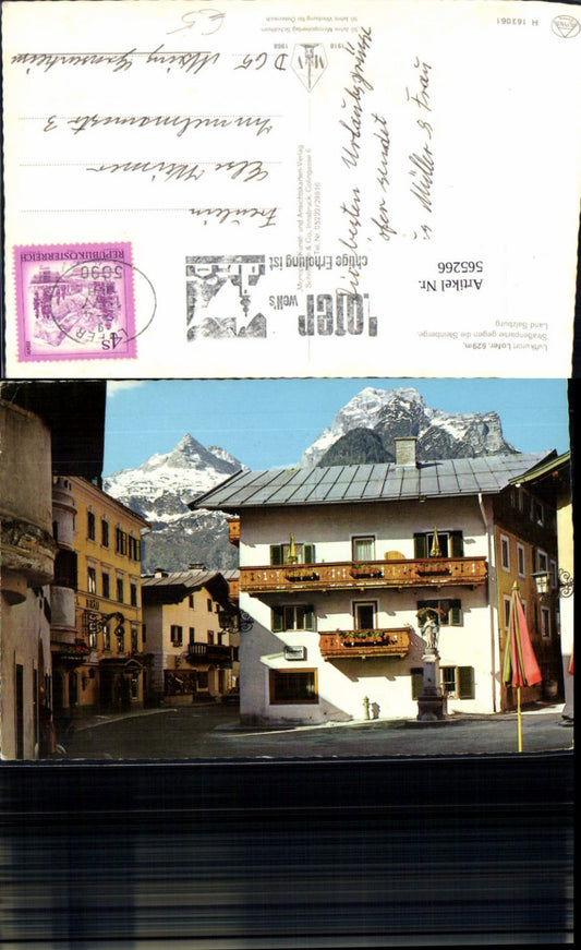 565266,Lofer Straßenpartie geg. d. Steinberge