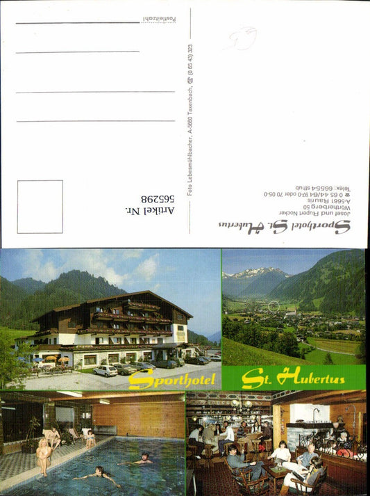 565298,Mehrbild Ak Rauris Sporthotel St Hubertus Hallenbad VW Golf