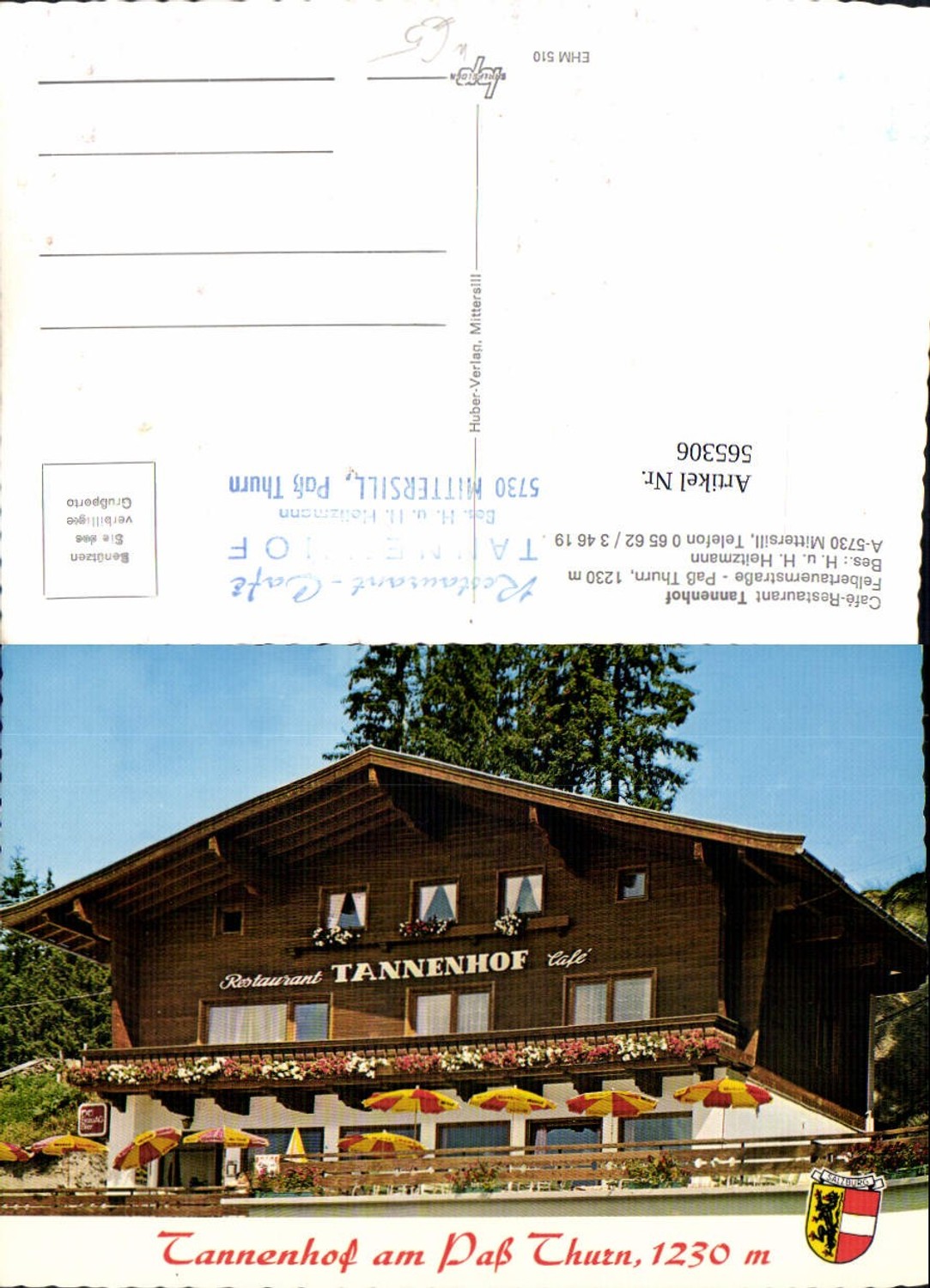 565306,Paß Thurn Pass Thurn Mittersill Tannenhof