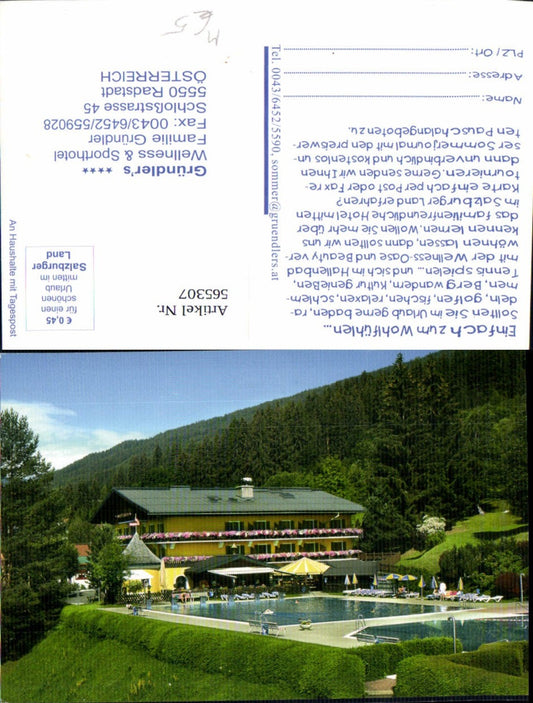 565307,Radstadt Gründlers Wellness u. Sporthotel Schwimmbad
