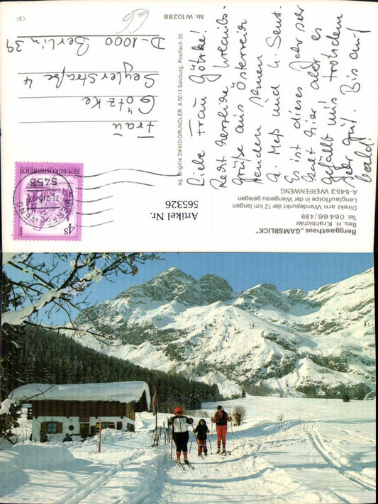 565326,Werfenweng Berggasthaus Gamsblick Wintersport Ski Schi