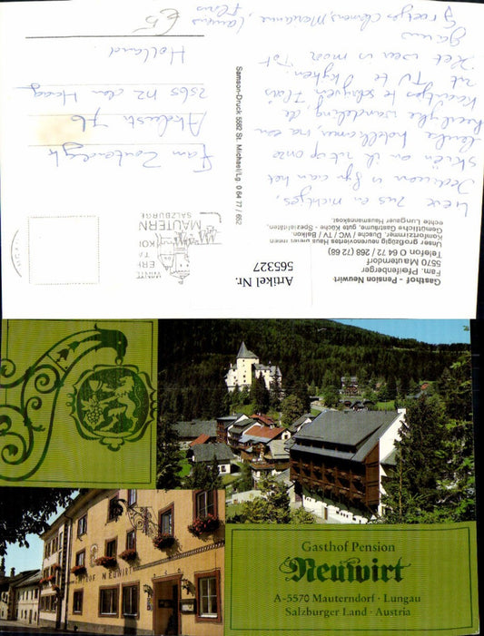 565327,Mehrbild Ak Mauterndorf Gasthof Pension Neuwirt