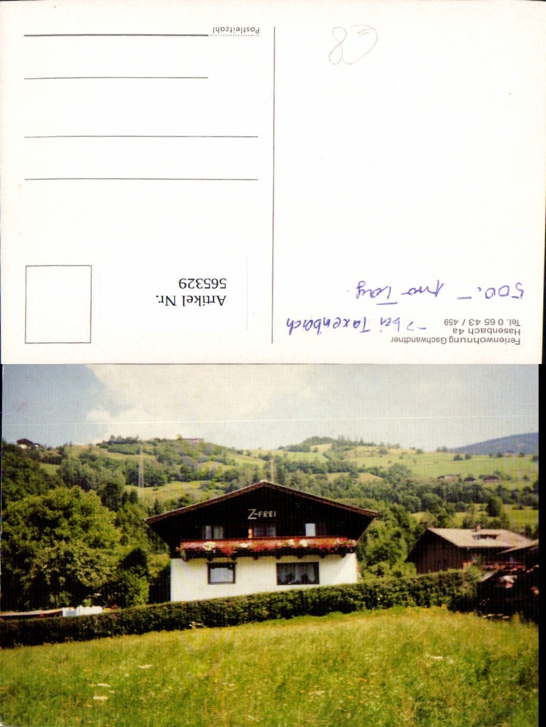 565329,Taxenbach Hasenbach Ferienwohung Gschwandtner