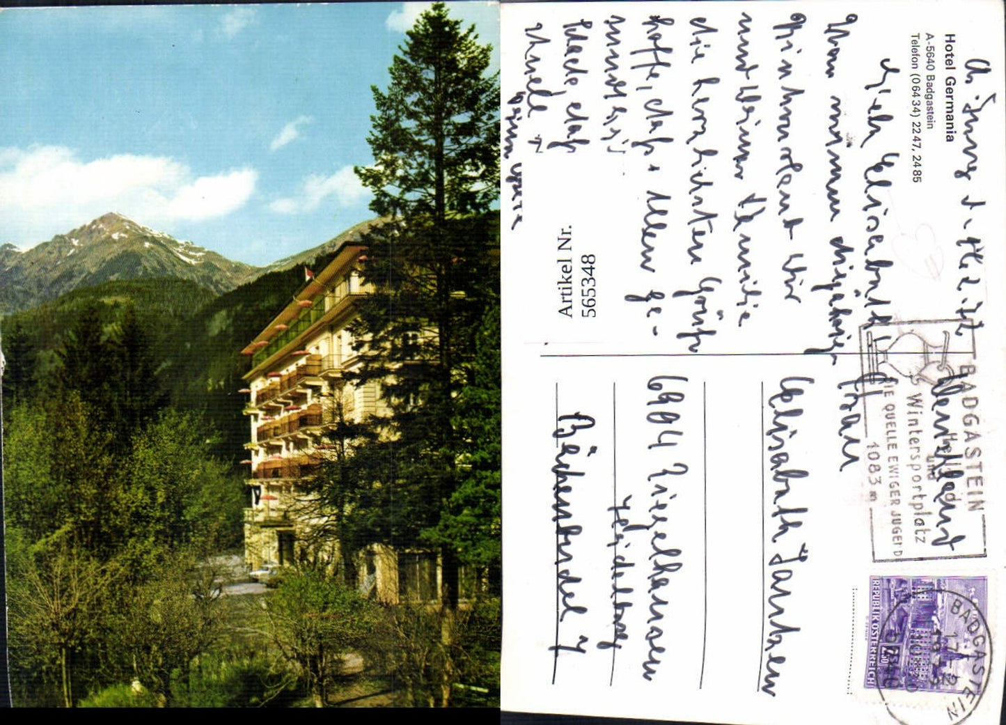 565348,Bad Gastein Hotel Germania