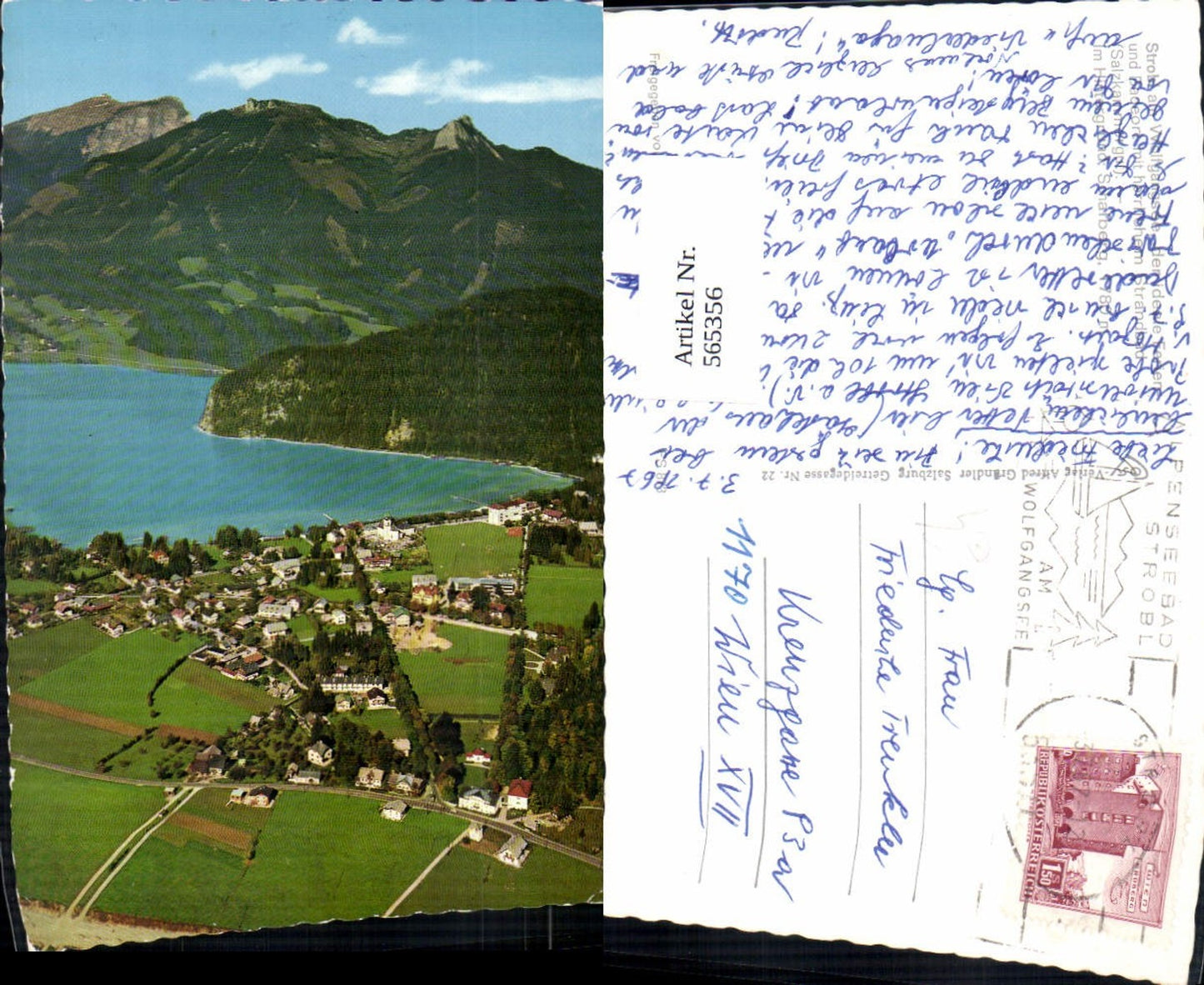 565356,Strobl am Wolfgangsee m. Schafberg