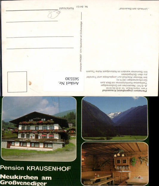 565530,Mehrbild Ak Neukirchen am Großvenediger Pension Jugendheim Krausenhof