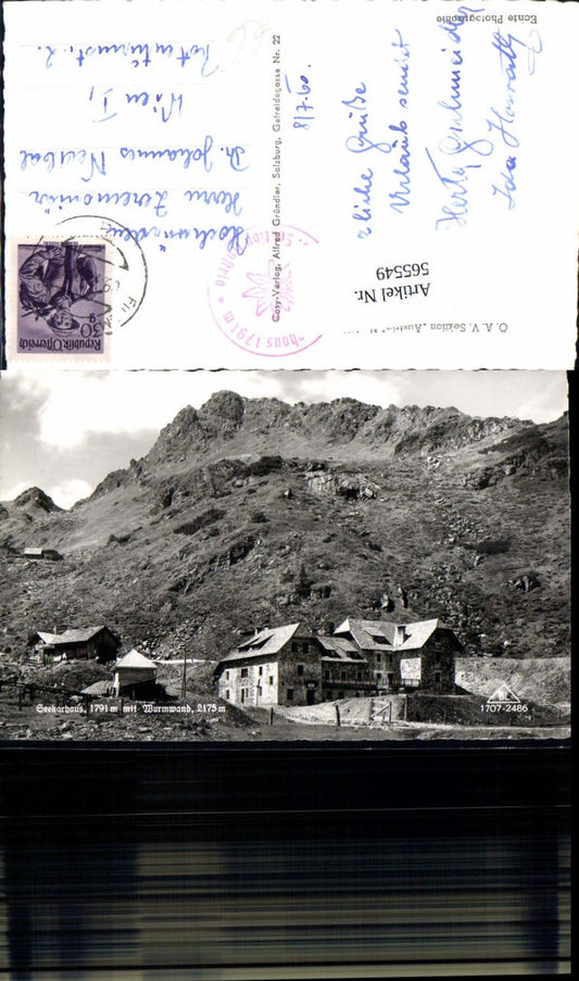 565549,Foto Ak Seekarhaus m. Wurmwand Obertauern