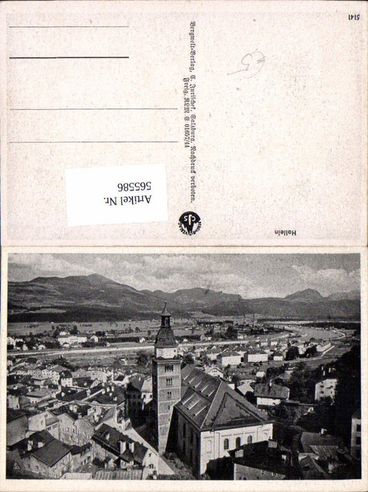 565586,Hallein Teilansicht m. Kirche