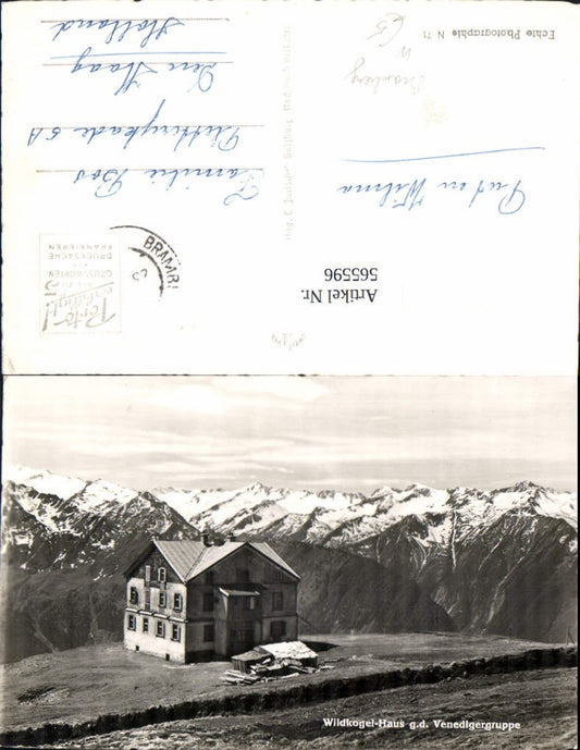 565596,Foto Ak Wildkogelhaus geg. d. Venedigergruppe Neukirchen am Großvenediger Bramberg a. Wildkogel