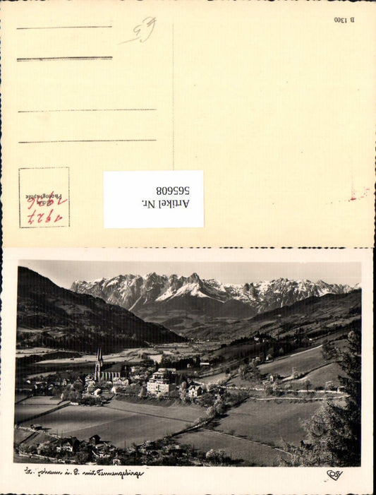 565608,Foto Ak St Johann i. Pongau m. Tennengebirge Totale