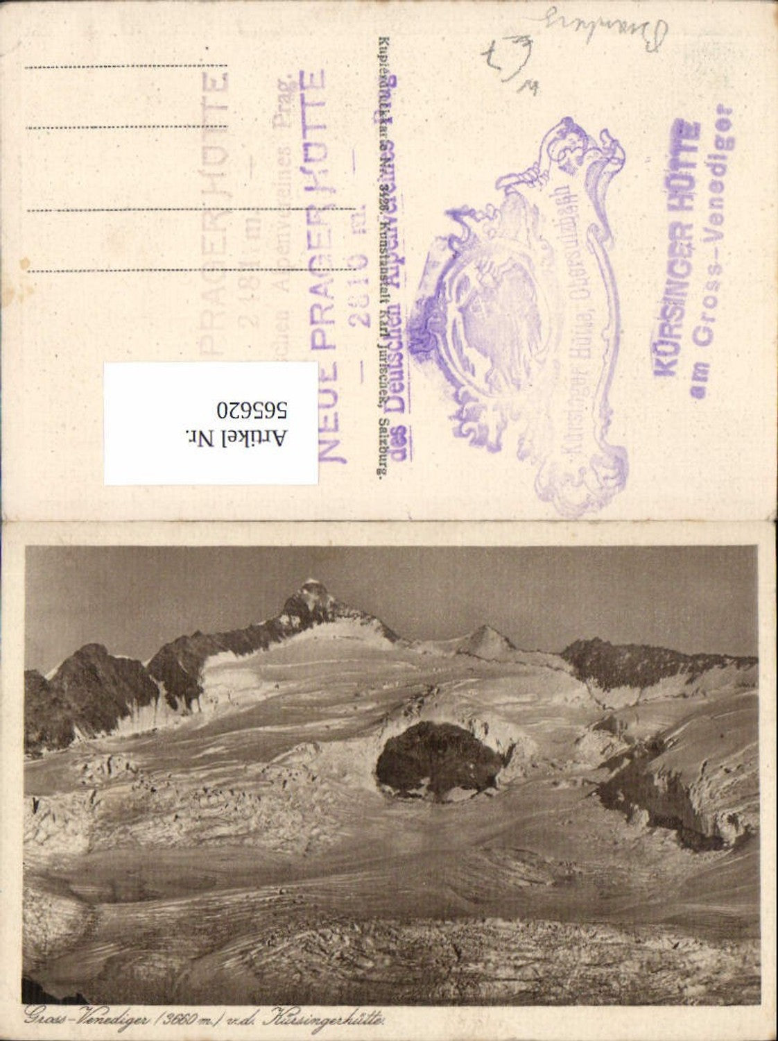 565620,Großvenediger v. d. Kürsingerhütte Neukirchen am Großvenediger Bramberg a. Wildkogel