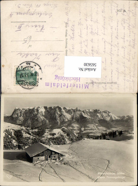 565630,Mittenfeldalm geg. Tennengebirge Mühlbach am Hochkönig