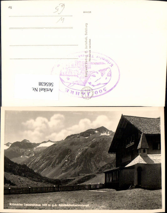 565638,Krimml Krimmler Tauernhaus g. d. Schlächtertauernkopf