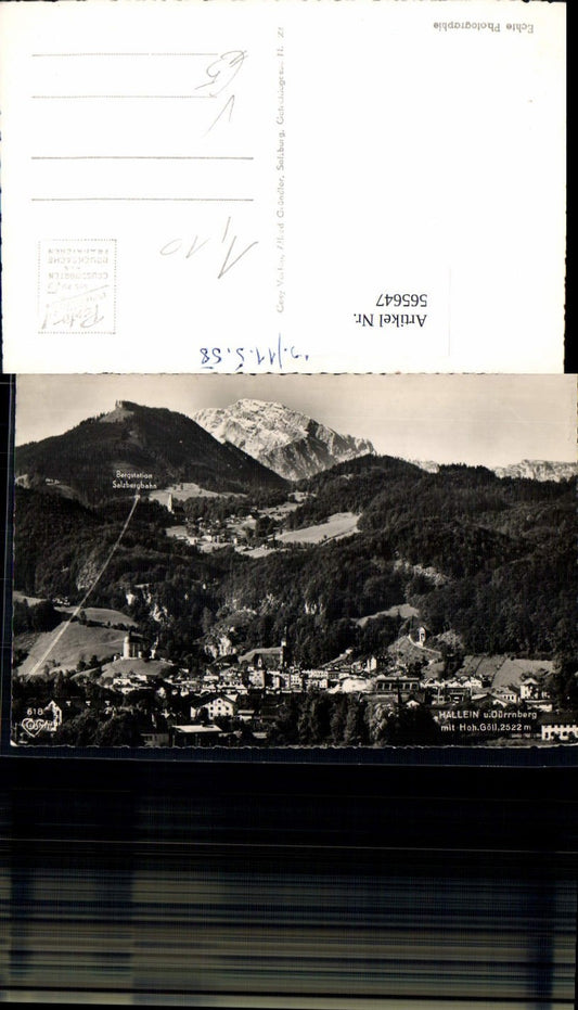 565647,Foto Ak Hallein u. Dürrnberg m. Hohen Göll pub Cosy 618