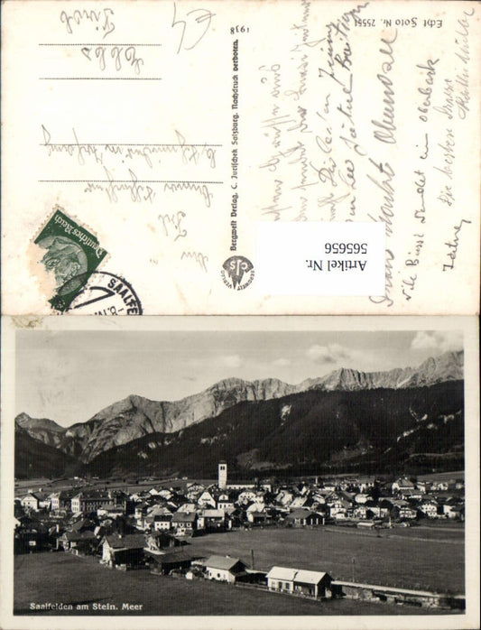 565656,Foto Ak Saalfelden a. Steinernen Meer