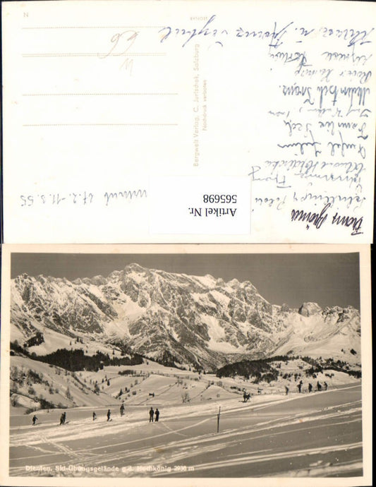 565698,Dienten am Hochkönig Ski Übungsgelände geg. d. Hochkönig Wintersport