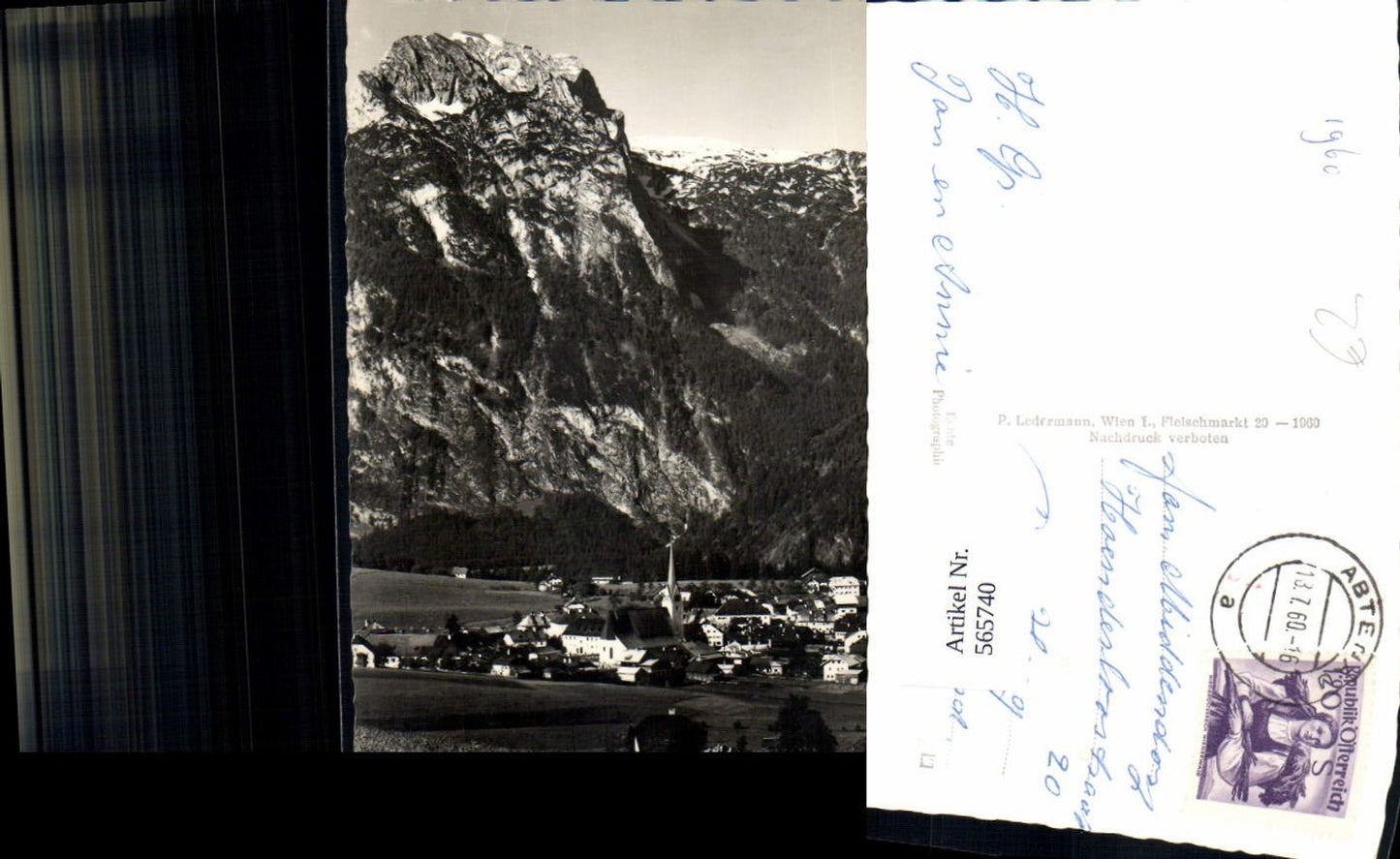 565740,Foto Ak Abtenau m. Breitstein