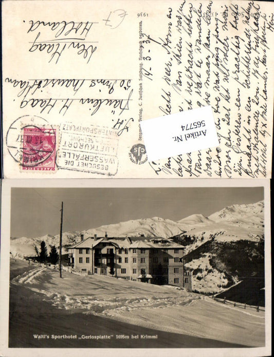 565774,Waltls Sporthotel Gerlosplatte b. Krimml Winteransicht