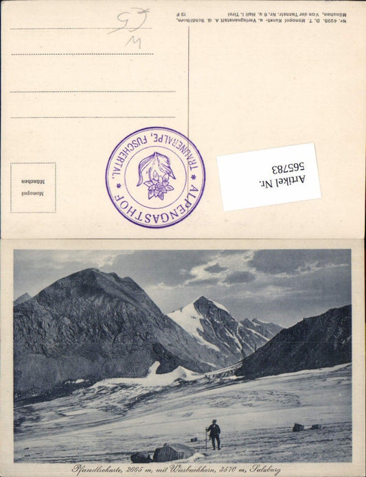 565783,Pfandlscharte m. Wiesbachhorn Fusch an der Großglocknerstraße Ferleiten